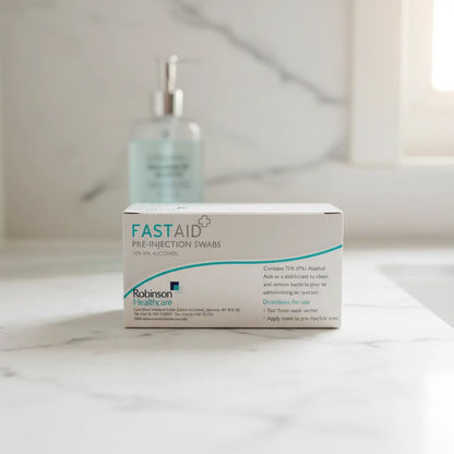 Alcohol Wipes on Marble Counter