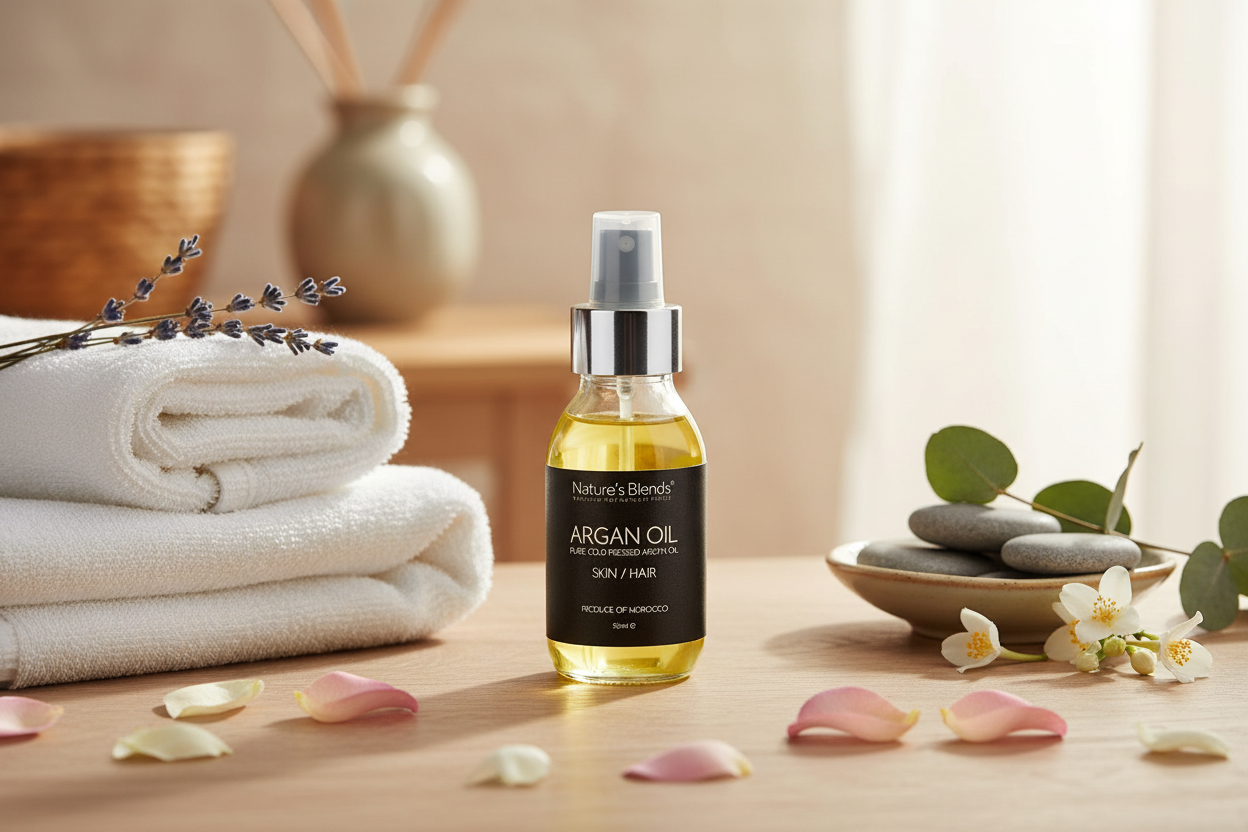 Argan Oil Spa Setting