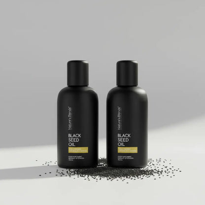 Nature's Blends Black Seed Oil 100ml — two bottles with Nigella Sativa seeds UK