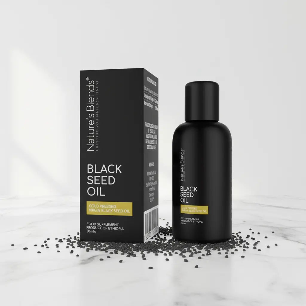 Black Seed Oil 50ml Clean Background