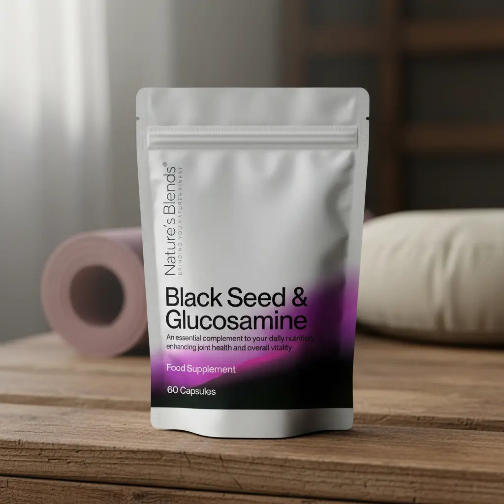 Black Seed Oil & Glucosamine - Yoga Wellness

Black Seed Oil & Natural Glucosamine Capsules, 1 Pack
