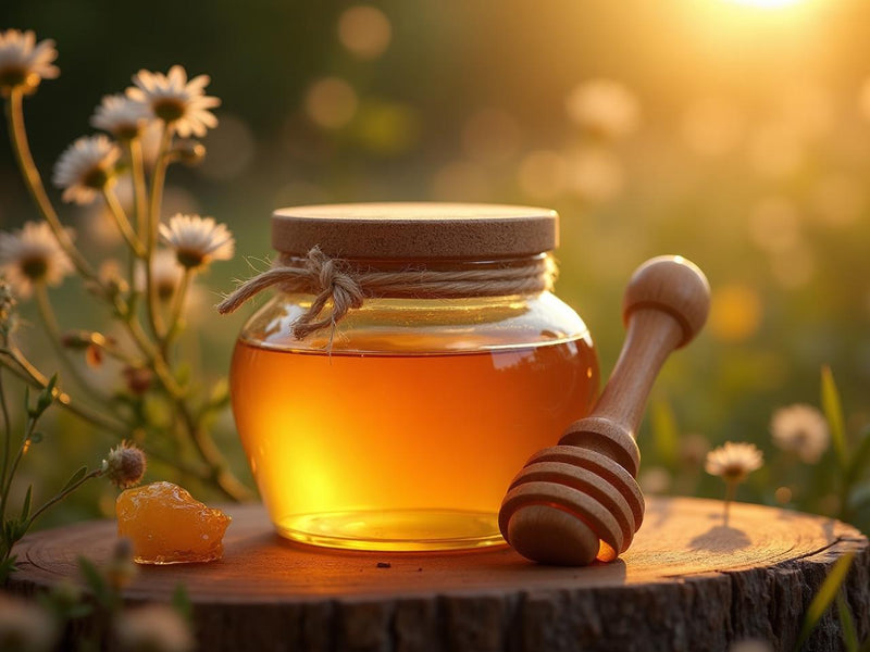 Honey Lifestyle natural raw honey jar for healthy living