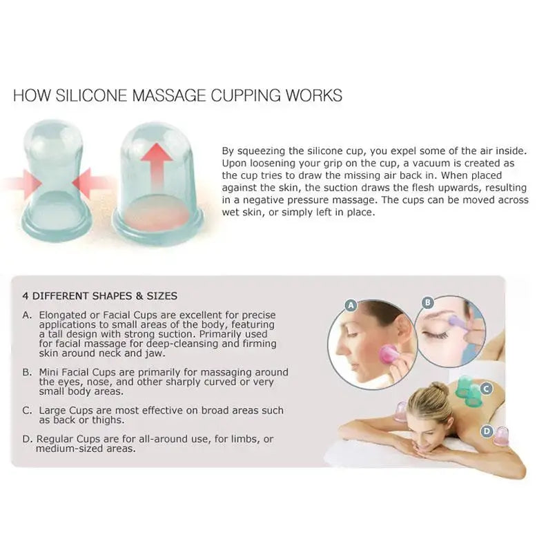 Silicone Cups (4pc Body Set) - Nature's Blends