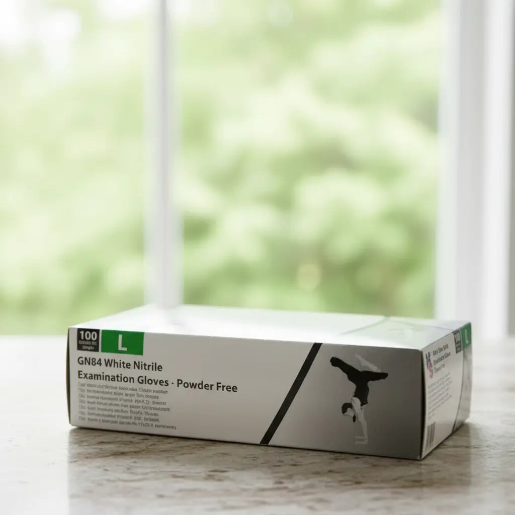 Powder Free Latex Gloves in Clean Setting