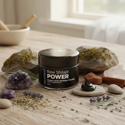 Nature's Blends Raw Shilajit Power 25g with Himalayan herbs – supplement UK