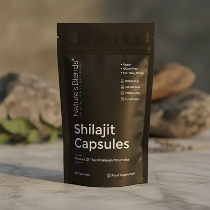 Nature's Blends Raw Shilajit Capsules 60 caps Himalayan Pakistan – supplement UK