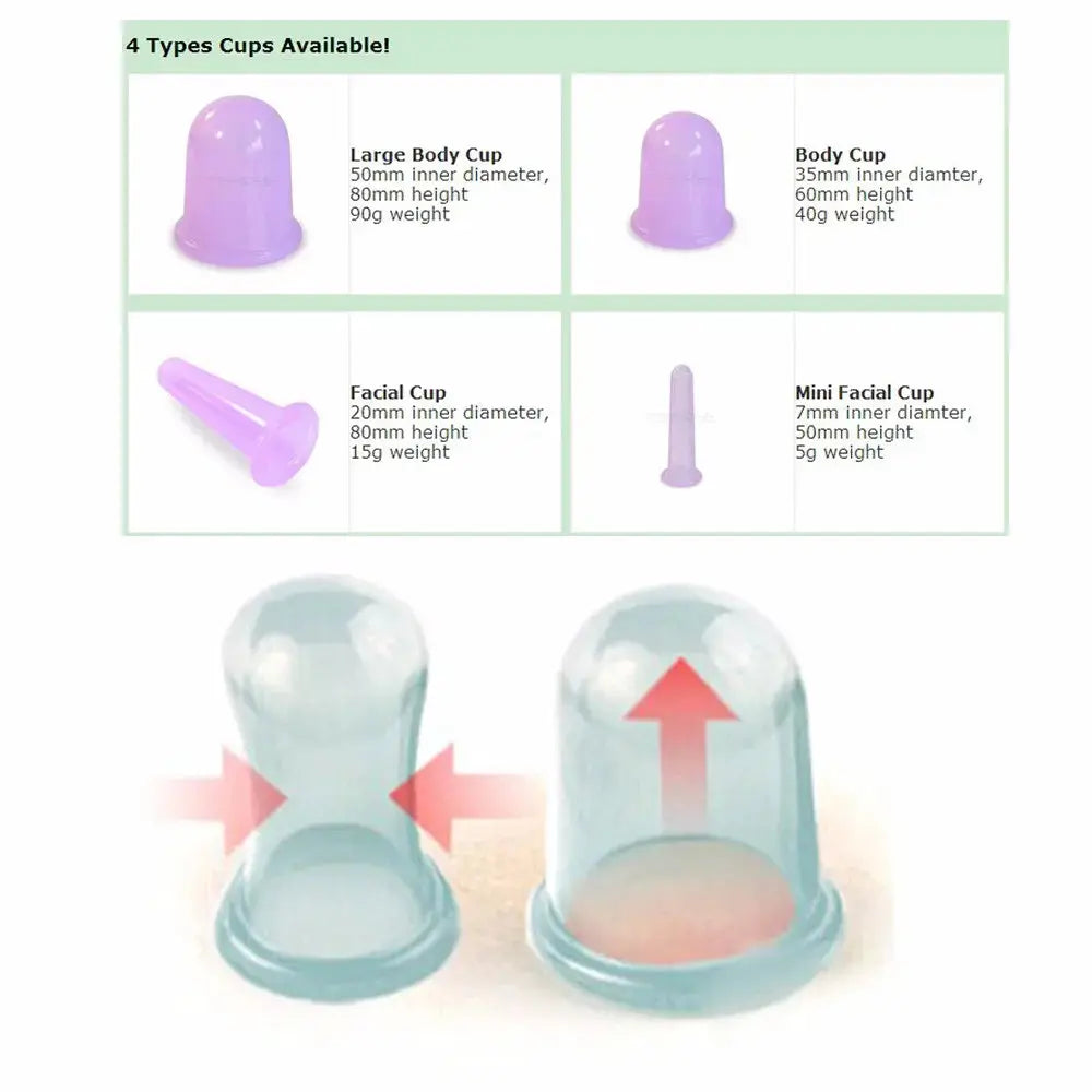 Silicone Cups (4pc Body Set) - Nature's Blends